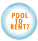 Pool to rent button Pool to rent bubble